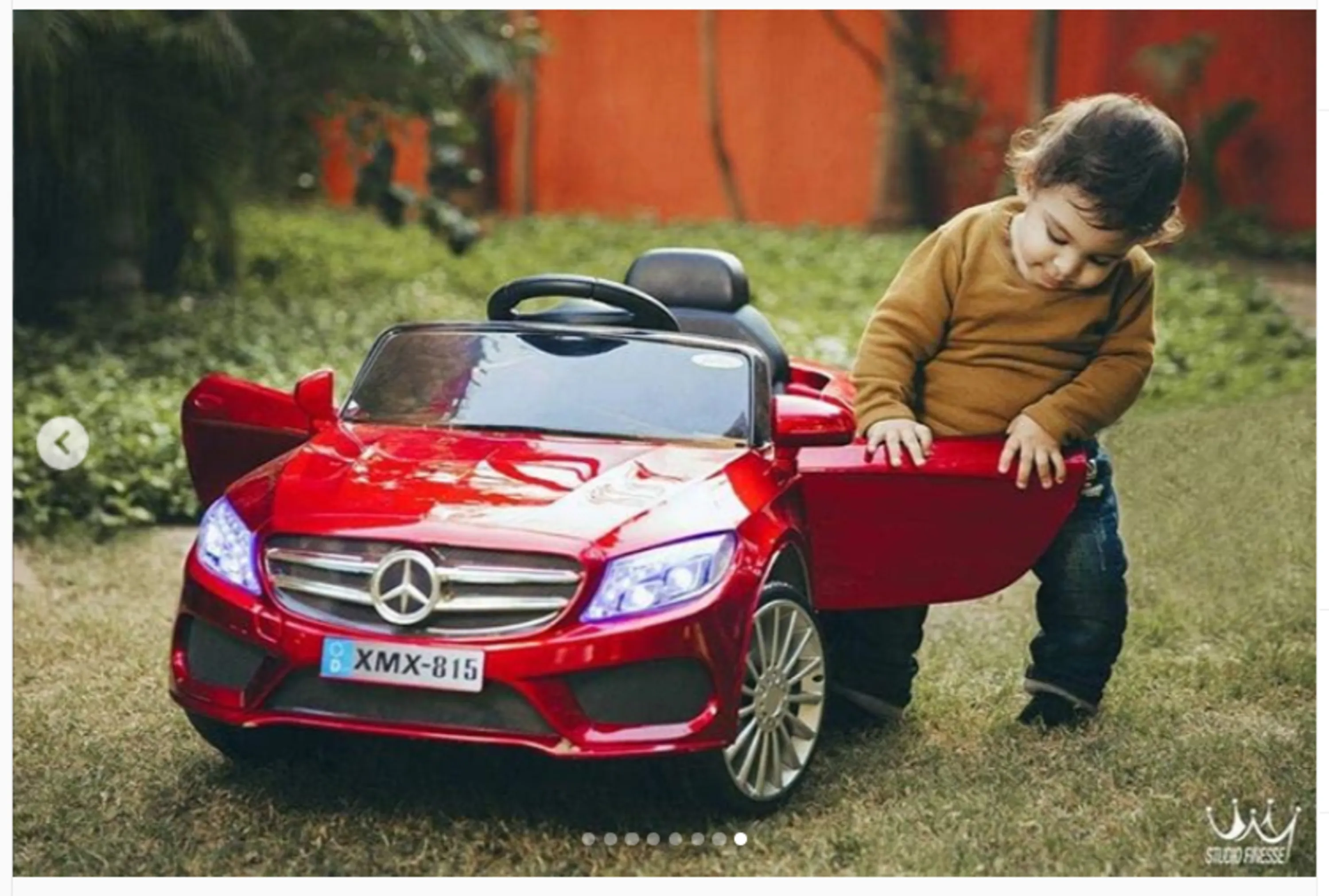 ماشین شارژی دو موتور سه سرعته مانیتوردار کدxmx 815